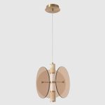 Светильник подвесной Crystal Lux AMARILLO SP12W LED BRASS 0120/212