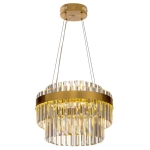Citilux Sheldon CL339143 LED Люстра хрустальная с пультом Бронза