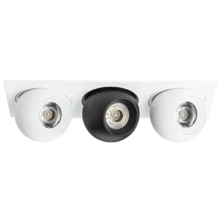 i536627262 Светильник INTERO LED 9W*3 850LM*3 24G БЕЛЫЙ/ЧЕРНЫЙ 3000K (217536+217062+217072+217062)