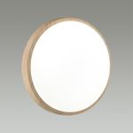 7607/CL PALE SN 118 Светильник пластик/белый/бежеый под дерево LED 30Вт 4000К D340 IP43 LOSTA