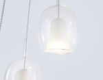 Светильник подвесной LH11151/3 BK/WH/CL черный/белый/прозрачный E27*3 max 60W D425*1500