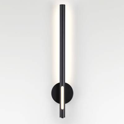 6643/10WL HIGHTECH ODL24 301 черный/металл/акрил Настенный светильник (выкл. на корпусе) IP20 LED 12W 3000K 220V MALI