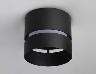 Светильник накладной TN71052 BK черный GX53 max 12W D85*75