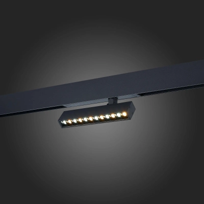 ST656.496.09 Светильник трековый Черный LED 1*9W 2700K-6000K 700Lm Ra>90 24 IP20 L220xW25xH105 220V
