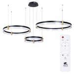 Подвесная люстра Arte Lamp MERCURY A2185SP-3BK, 1хLED