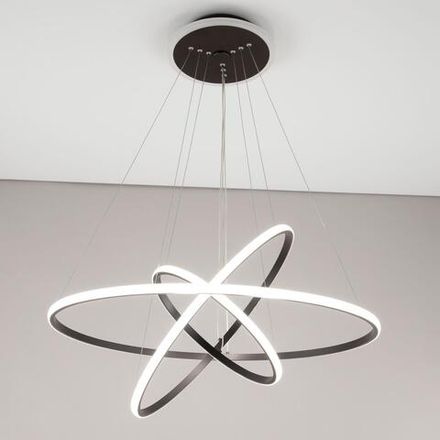 Citilux Неон Смарт CL731A095E Умная подвесная люстра Венге