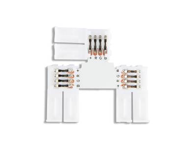 Соединитель T для светодиодной ленты 5050 12/24V (4 конт.) GS7001 (5шт)