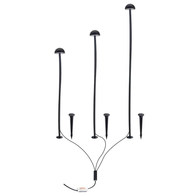 Грунтовый светильник Arte Lamp MOTUS A1081PA-3BK, 3хLED