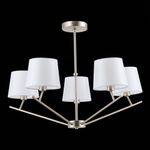 SLE300102-05 Светильник потолочный Никель/Белый E14 5*40W