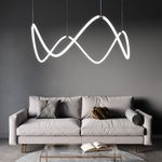 Подвесной светодиодный светильник ССТ с пультом управления 90288/1 латунь, LED