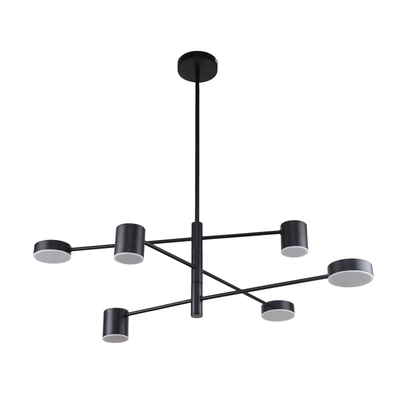 Потолочная люстра Ducan 3094-6P, 3*LED*5W + 3*LED*7W, 1464LM, 4000K. ТМ F-Promo