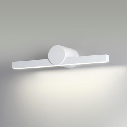 6624/8WL HIGHTECH ODL24 601 белый/металл/акрил Настенный светильник IP54 LED 8W 4000K 220V ABRI
