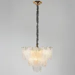 799092 Люстра RETRO 9х8W (led) E14 ЗОЛОТО/ПРОЗРАЧНЫЙ Lightstar