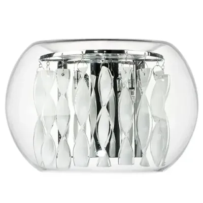 752634 Бра ACQUARIO 3х20W G4 12V ХРОМ БЕЛ стекло Lightstar