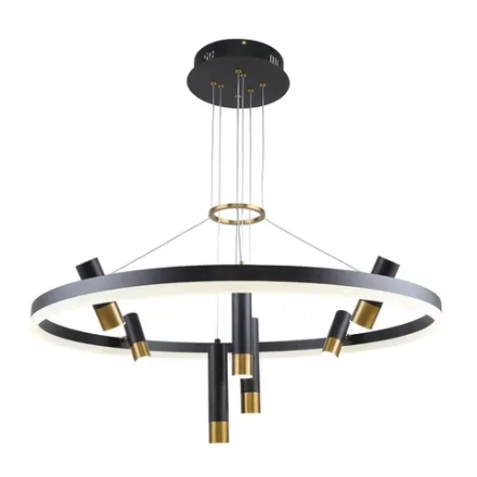 Подвесная люстра Daur 3097-8P, LED*48W + 7*LED*3W, 4690LM, 4000K. ТМ F-Promo
