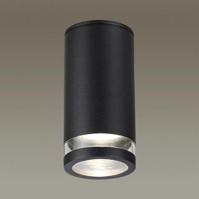 6605/1C HIGHTECH ODL23 731 черный/металл/пвх стойкий к УФ излучению Потолочный св-к IP65 LED GU10 7W MOTTO