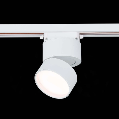 ST651.536.09 Св-к трек. Белый LED 1*9W 3000K 720Lm Ra>90 120° IP20 D85xH122 170-240VV