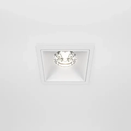 Встраиваемый светильник Альфа / Alfa LED 15 Вт 4000 К 36°, DL043-01-15W4K-SQ-W. TM Maytoni
