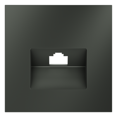 VLS001306 Накладка для розетки компьютерной RJ45 кат.6, S70 (титан). (ТМ Maytoni)