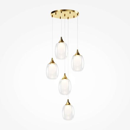 Подвесной светильник Aura E14х5, MOD016PL-05BS. TM Maytoni
