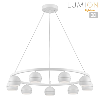 8254/9 COMFI LN26 246 белый металл Светильник подвесной LED GX53 8*7W 220V LUAZANA