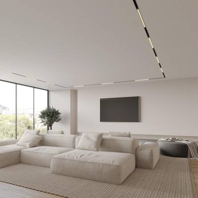 359485 SHINO NT24 134 белый Трековый низковольт. св-к диммир. со сменой цв.температуры, пульт ДУ/Tuya Smart Life IP20 LED 24W 48V 3000-6500K FLUM