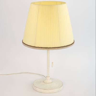 Citilux Линц CL402723 Настольная лампа патина с кремовым абажуром