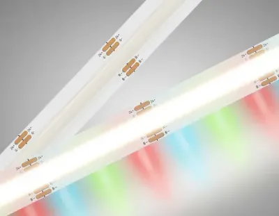 Светодиодная лента GS4951 COB 576Led/ 14W m/ 24V IP20 RGB/ 5m*10mm*3mm кратность резки 31.25mm (4 конт.)