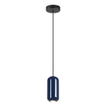 5053/1E PENDANT ODL24 375 черный/синий/металл Подвес GU10 LED 4W OVALI