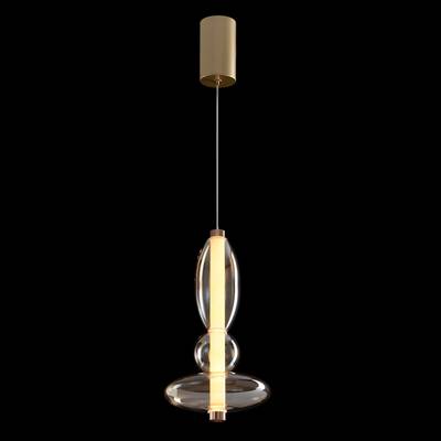 Светильник подвесной Crystal Lux QUASAR SP10W LED AMBER 3790/210