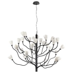 5090/30 MODERN ODL25 553 черный матовый/белый/фарфор Люстра G4 LED 30*5W GARDI