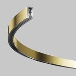 Шинопровод полукруг 650 мм Flarity латунь, TRX154-SR-D650-BS. TM Maytoni