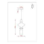 Подвесной светильник Arte Lamp FIORATO A2442SP-10PB, 1хLED