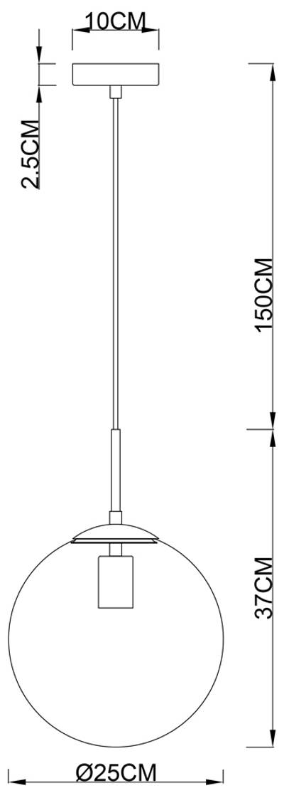 Подвесной светильник Arte Lamp VOLARE A1925SP-1CC, 1хE27