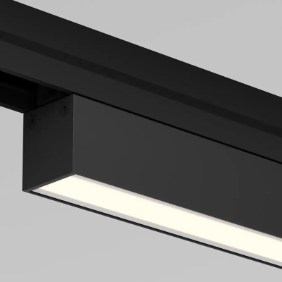 Уличный трековый светильник Базис / Basis Exility IP 3000К 24Вт 120° черный, O-TR02-1-S-24WB3K. TM Maytoni