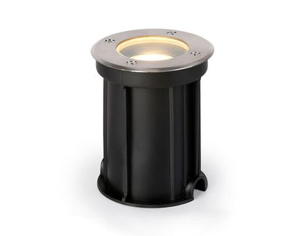 Светильник уличный в грунт ST6511 BK черный IP67 GU10 max 35W D108*135