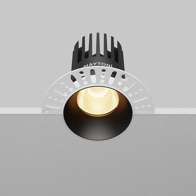 Встраиваемый светильник Dip 2700K 15Вт 50° 2,5 см, DL121-15W-2.7K-TRS-B. TM Maytoni