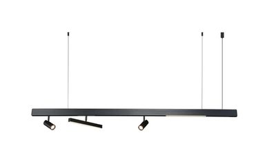 07617B,19 Подвес Лайви черный w150*2,5 h150 высота корпуса h5 Led 38W (4000K)