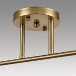 8188/2C COMFI LN25 190 латунь/прозрачный, металл/стекло Потолочный светильник E14 2*40W 220V VIVIAN