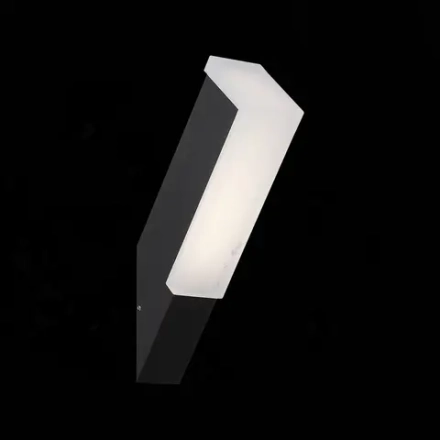 SL096.411.02 Светильник уличный настенный ST-Luce Черный/Белый LED 1*6W 4000K