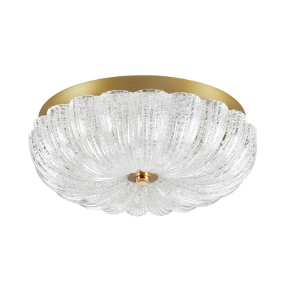7719/36L PIKO LED SN 567 Светильник металл/стекло/прозрачный/золотой LED 36Вт 3000-6500K D300 IP20 пульт ДУ TESORO