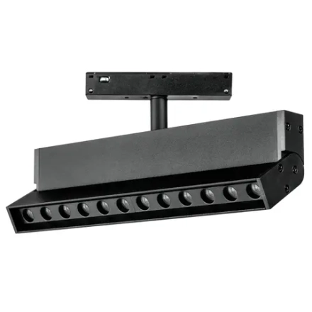 259037 Светильник 48V поворотный д/трека UNO LED 12W 800LM 24G ЧЕРНЫЙ МАТОВЫЙ 3000K