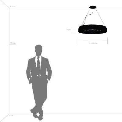 812236 Люстра NIBBLER 23х6W(Led) G9 ЧЕРНЫЙ/БЕЛЫЙ