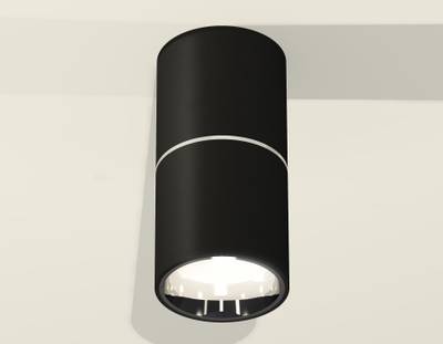 Комплект накладного светильника XS6302081 SBK/PSL черный песок/серебро полированное MR16 GU5.3 (C6302, A2060, N6112)