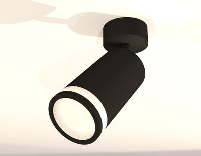 Комплект поворотного светильника XM6323013 SBK/FR черный песок/белый матовый MR16 GU5.3 (A2210, C6323, N6221)