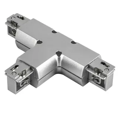 504139 Соединитель трековый трехфазный BARRA T-образный СЕРЫЙ Lightstar