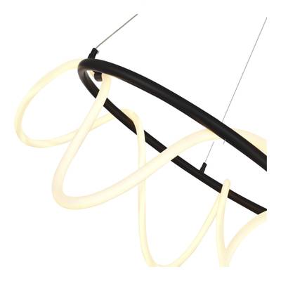 SL6102.403.55 Светильник подвесной ST-Luce Черный/Белый LED 1*35W 3000K