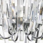Citilux Вестерос CL307180 Люстра хрустальная потолочная Хром