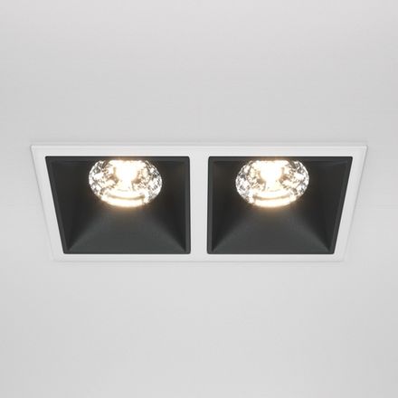 Встраиваемый светильник Alfa LED 3000K 2x15Вт 36°, DL043-02-15W3K-SQ-WB. TM Maytoni