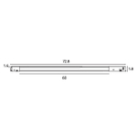 Магнитный трековый светильник Arte Lamp OPTIMA A7264PL-1BK, LED